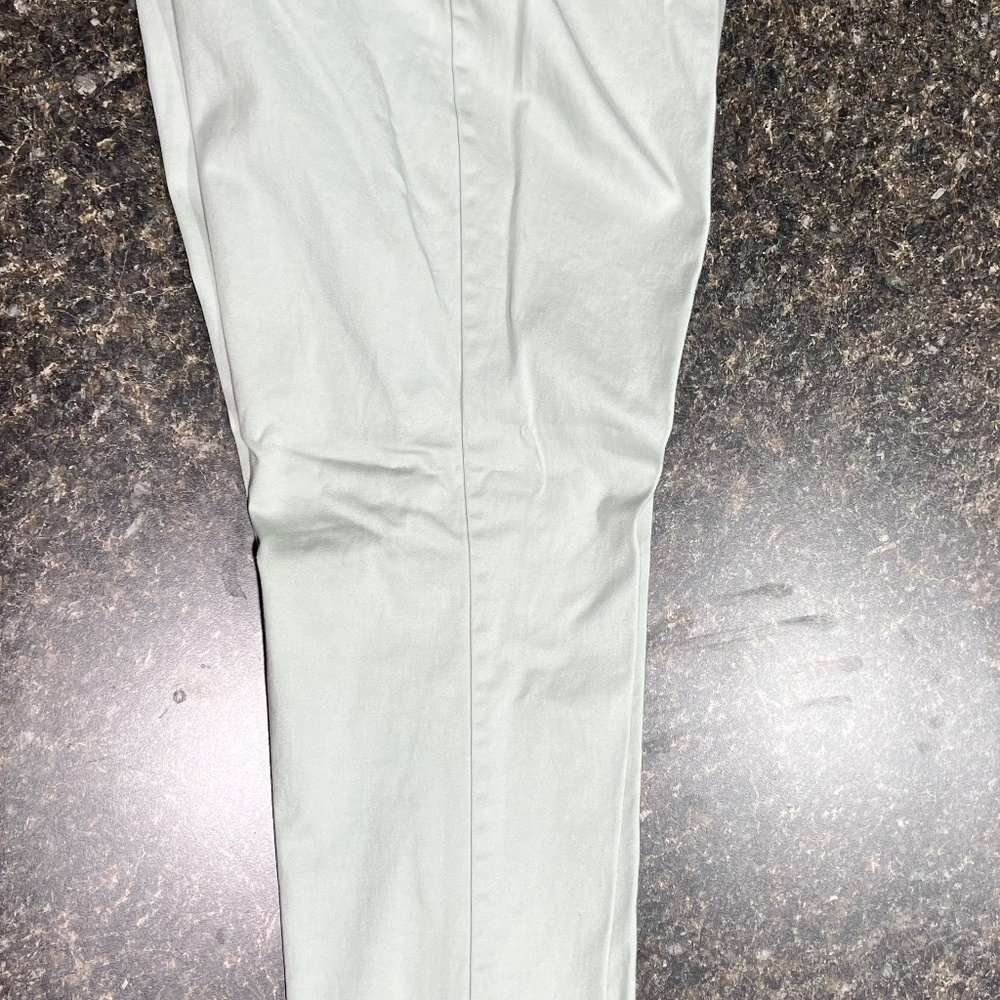 The Limited cropped pale green chino dress pants